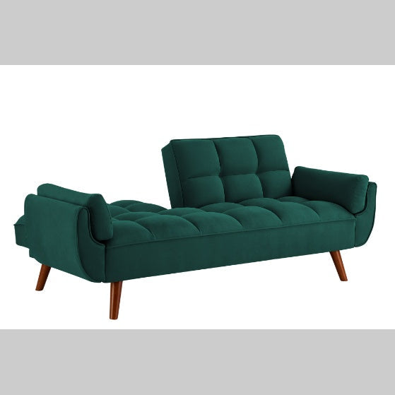 Fern Fabric Sofa Bed in green - view 4