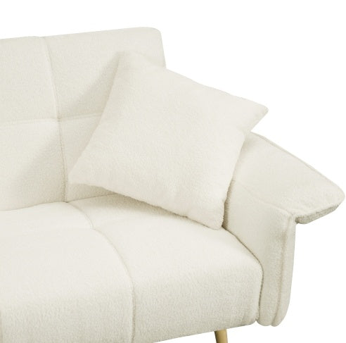 Versa Convertible Futon in velvet - view 4