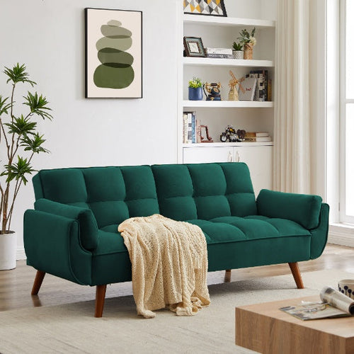 Green linen fabric sofa - SIVIA Sofa