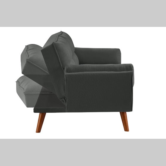 Nimbus Fabric Sofa Bed in dark gray - view 4