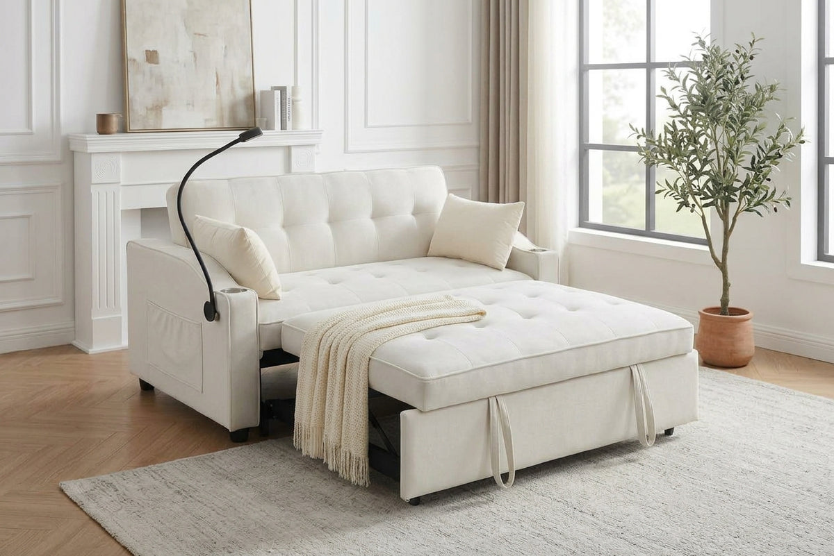 Dune Velvet 3-in-1 Sofa Bed
